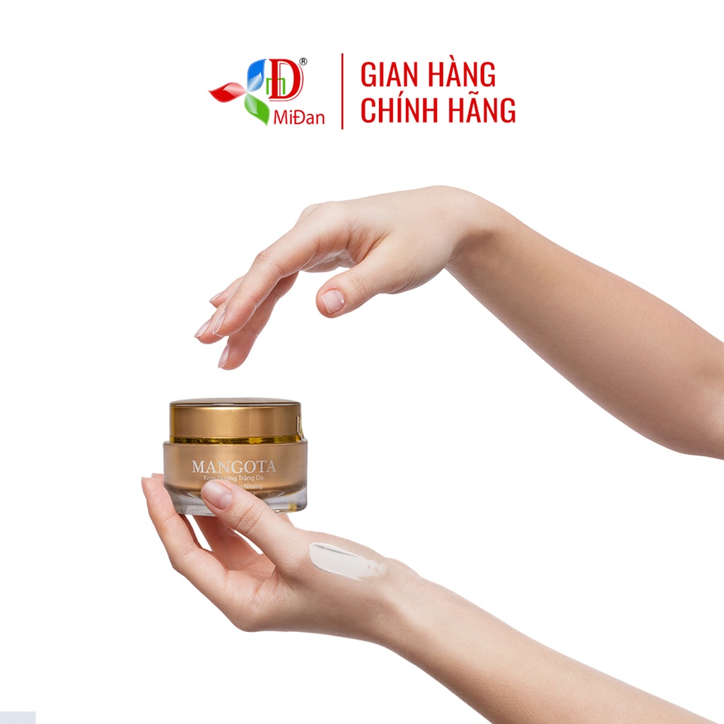 Kem dưỡng trắng da Whitening Cream Mangota cao cấp dưỡng da trắng sáng, mờ thâm, nám 22g