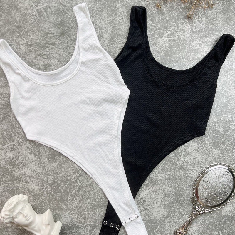 Áo bodysuit siêu hách dáng chất len tăm- Ringu shop