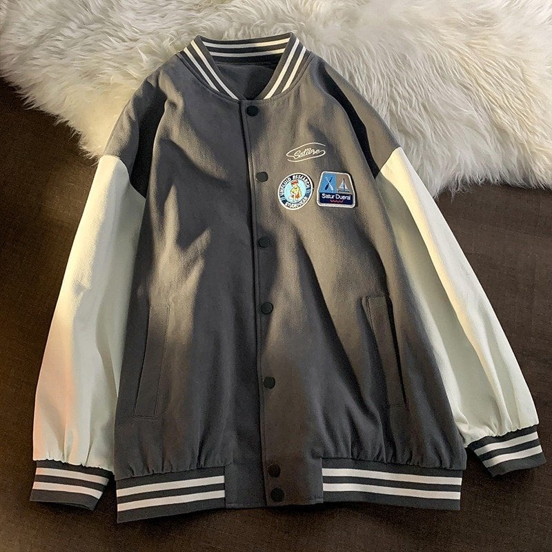 Áo khoác Nam kaki gắn Logo STYLE HÀN cao cấp Thời Trang Thu Đông Cho Nam Và Nữ HAZEE