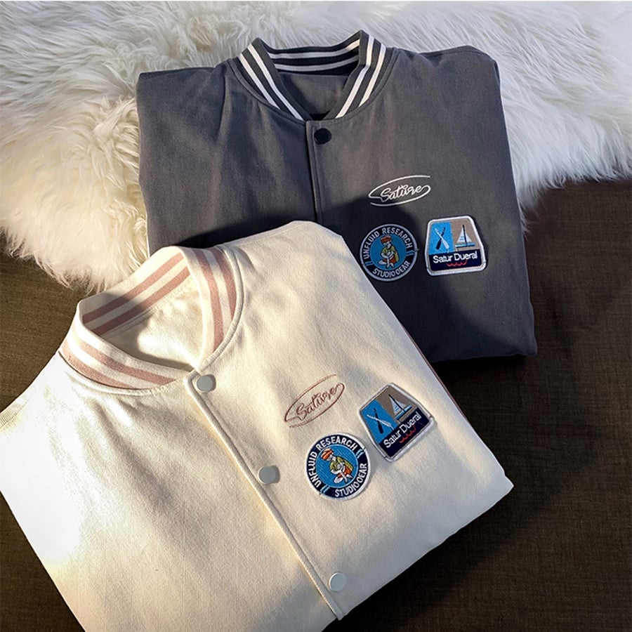 Áo khoác Nam kaki gắn Logo STYLE HÀN cao cấp Thời Trang Thu Đông Cho Nam Và Nữ HAZEE