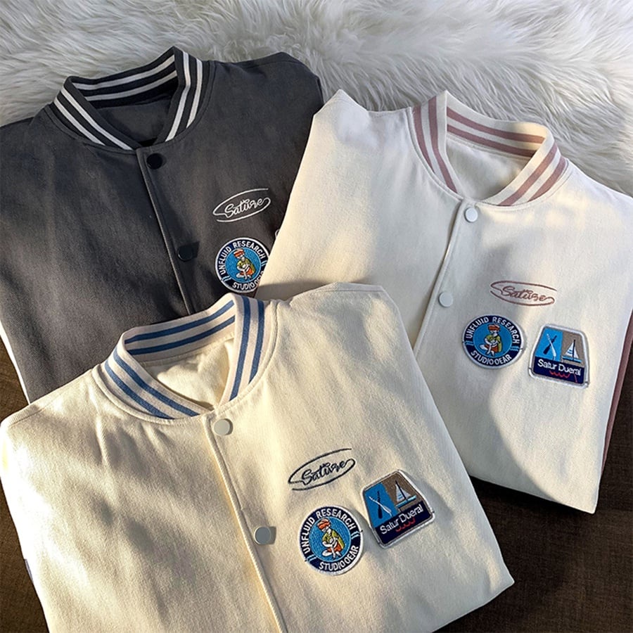 Áo khoác Nam kaki gắn Logo STYLE HÀN cao cấp Thời Trang Thu Đông Cho Nam Và Nữ HAZEE