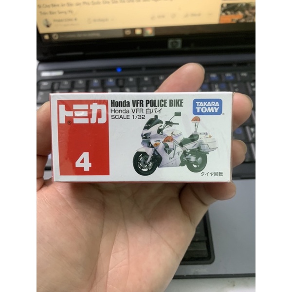 xe máy mô hình tomica HONDA VFR POLICE BIKE