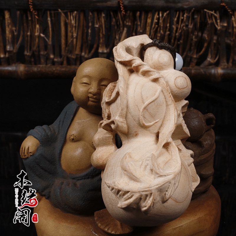 Hồ Lô Phong Thủy Bằng Gỗ - Quà Tặng Tân Gia