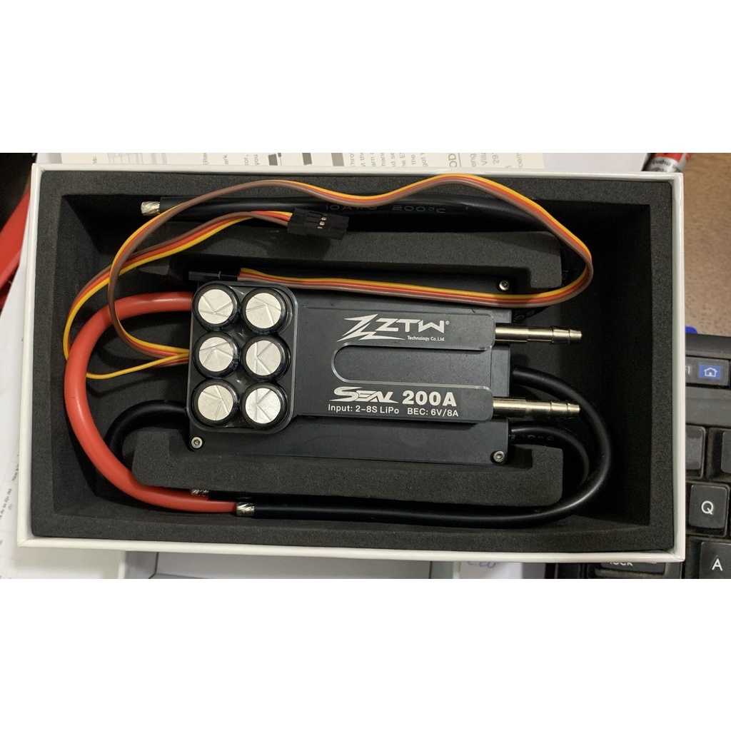 Bộ điều tốc ESC BOAT ZTW SEAT 200A 8S - BEC 6V/8A hàng chính hãng nhập tại nhà máy
