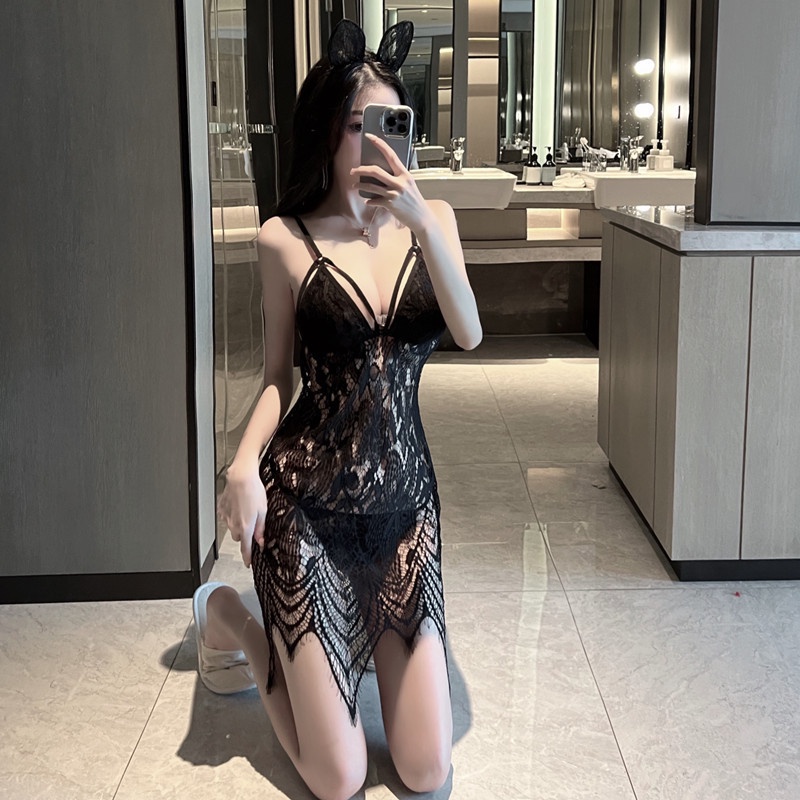 Váy ngủ ren tầng quyến rũ siêu xinh H1492 ️ Đồ ngủ nữ sexy ️ Váy mặc nhà