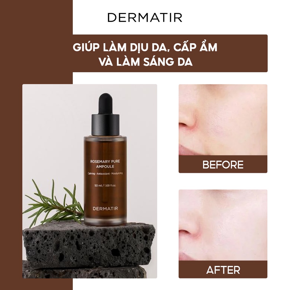 Tinh chất dưỡng da DERMATIR ROSEMARY PURE AMPOULE