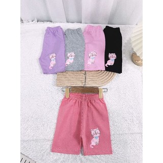 Quần legging lửng bé gái nhí 2-8y
