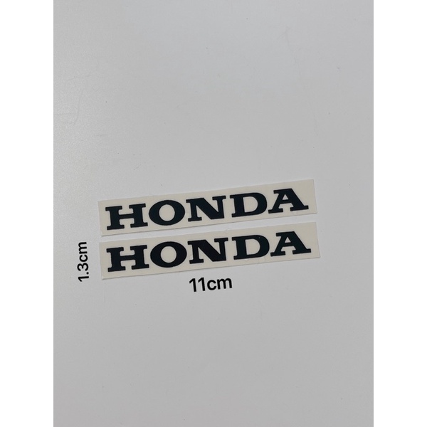 Bộ 7 tem chữ Honda dán trang trí xe máy, có sẵn keo phía sau