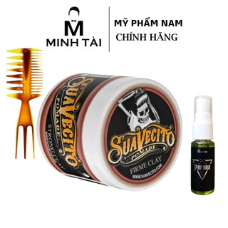 Sáp Vuốt Tóc Nam SUAVECITO Firme Clay 113Gr - Hàng Chính Hãng