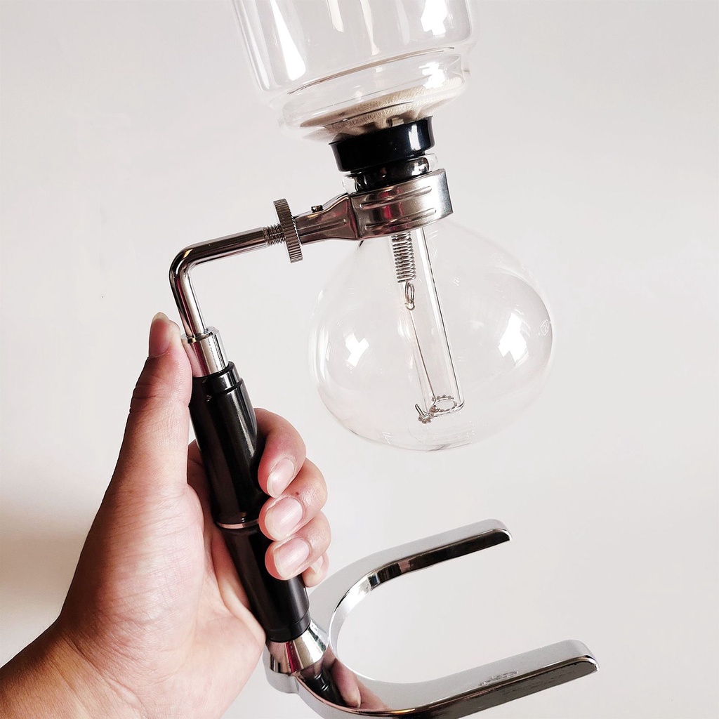 Shamjina Bình cà phê siphon bằng thủy tinh dùng cho quán bar chuyên dụng