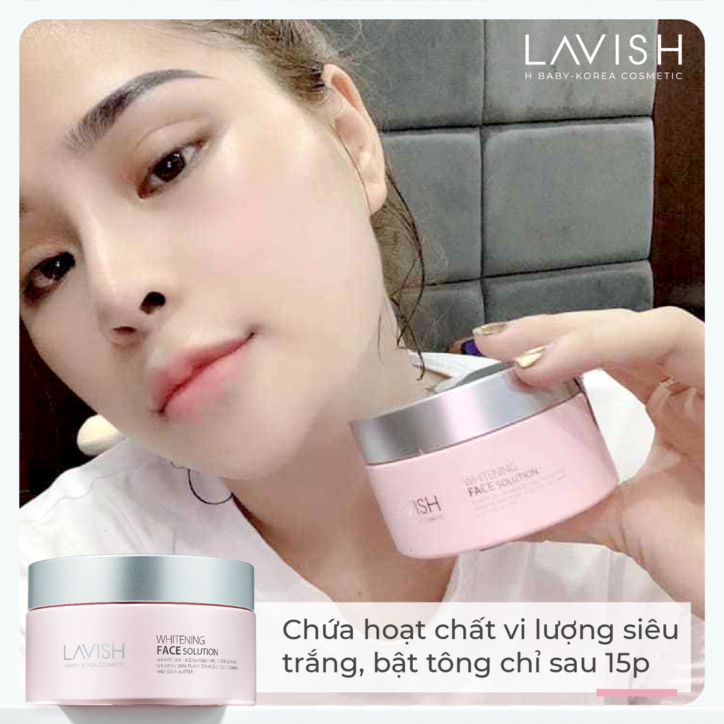Kem tắm trắng chuyên sâu dành cho da mặt Lavish H Baby