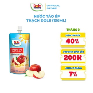 [ship đồng giá 12-20k tất cả đơn] (hàng tặng không bán) nước táo ép thạch dole (130ml)