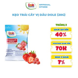 - kẹo trái cây vị dâu dole