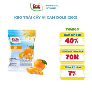 [ship đồng giá 12k-20k tất cả đơn] [giảm 49%][hsd 04.2023]kẹo trái cây vị cam dole (20g)