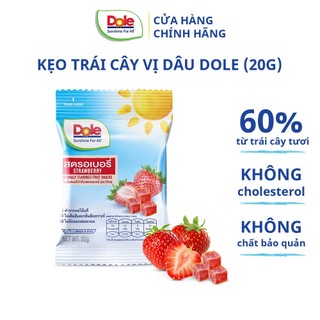 [Hạn Sử Dụng 3 Tháng] - Kẹo Trái Cây Vị Dâu Dole (20g)