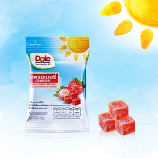 [Hạn Sử Dụng 3 Tháng] - Kẹo Trái Cây Vị Dâu Dole (20g)