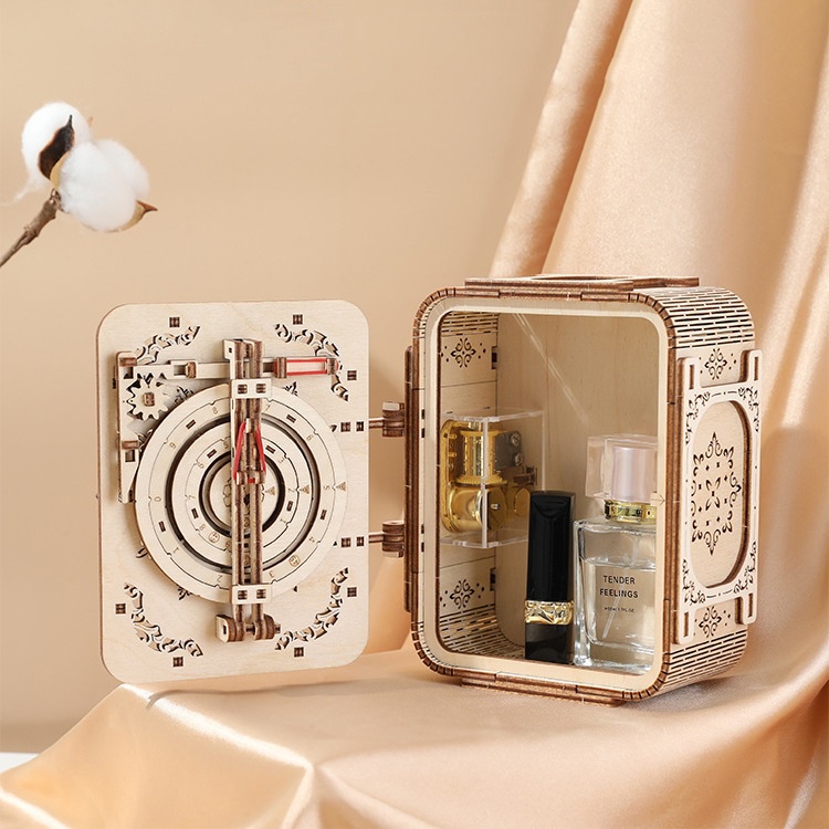 Mô hình gỗ 3D Lắp ráp Hộp kho báu Bí mật Secret Treasure Box G612 Uguter