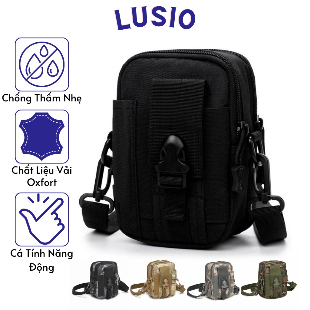 Túi Đeo Hông, Đeo Thắt Lưng Đi Phượt Có Dây Đeo Nhiều Ngăn Tiện Lợi