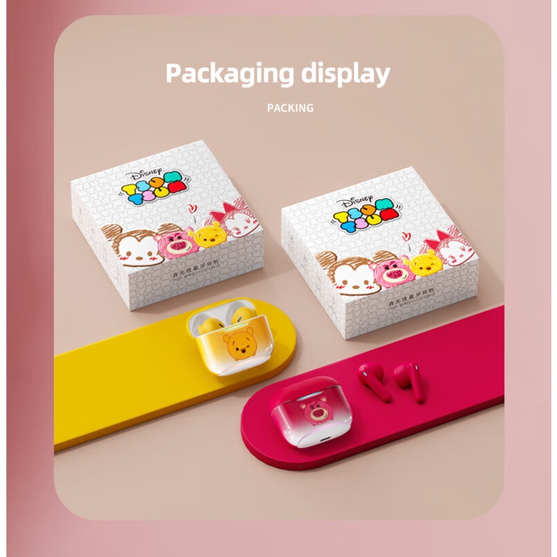 DISNEY Tai Nghe Nhét Tai Bluetooth 5.3 Không Dây Khử Tiếng Ồn DN01 Phong Cách Thể Thao Cho Điện Thoại Thông Minh Xiaomi iPhone