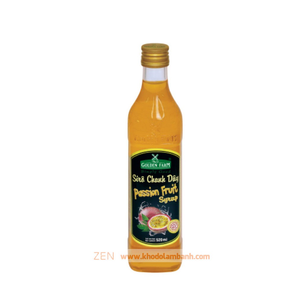 Siro Chanh leo GoldenFarm520ml