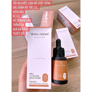 [cty] Dung dịch tẩy da chết hoá học MONA FREMA MPA MANDELIC + PYRUVIC ACID 15% 30ml