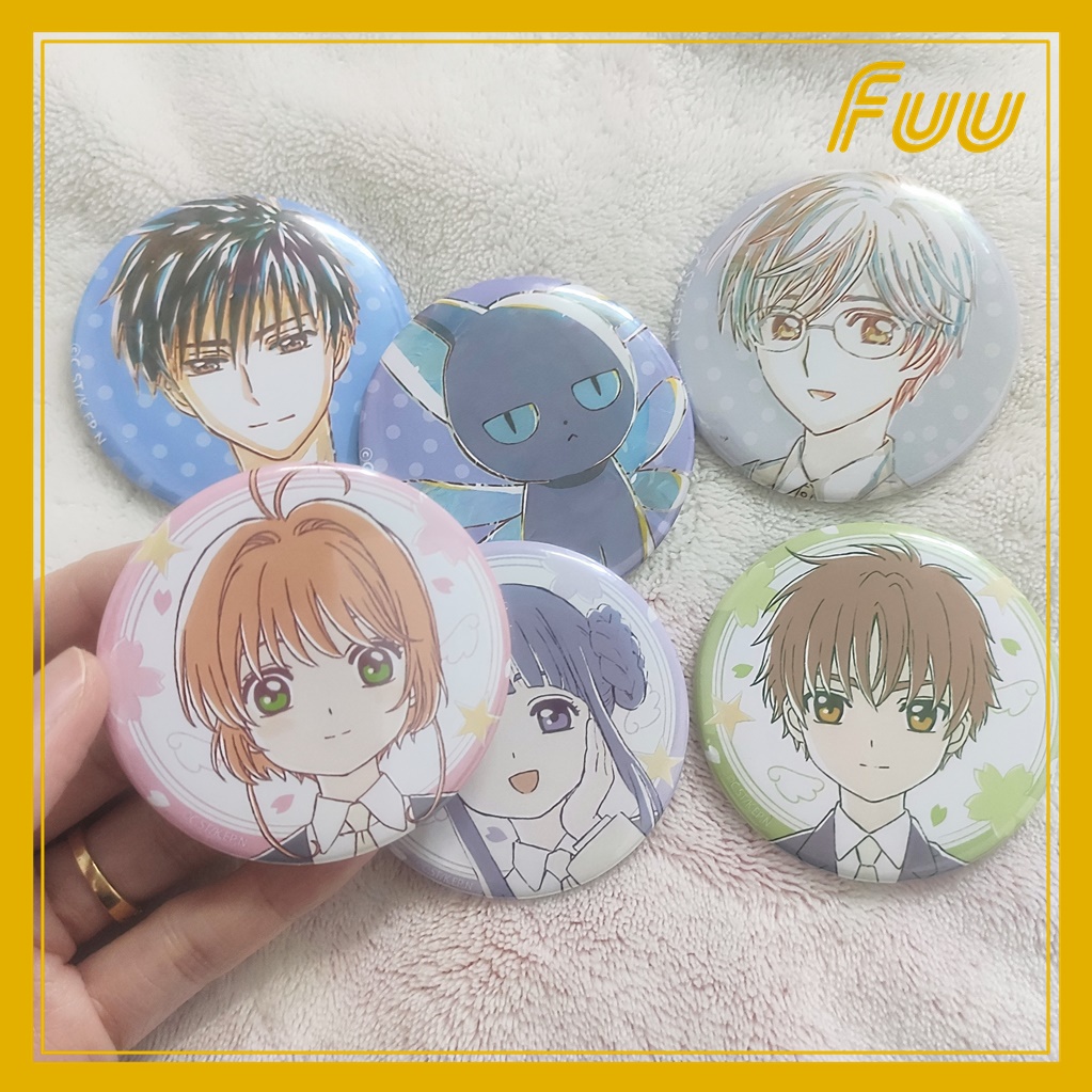 Ghim cài, huy hiệu Sakura Thủ Lĩnh Thẻ Bài (Cardcaptor Sakura) mẫu 1
