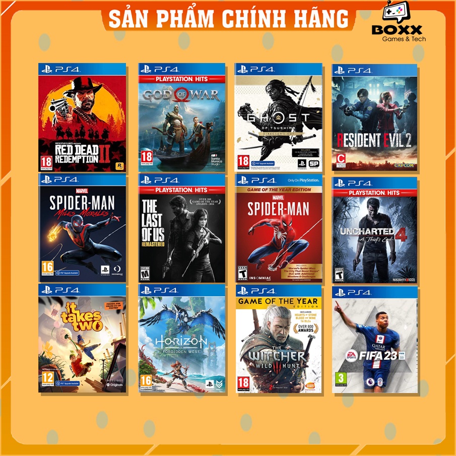 Đĩa Game PS4 Like New Playstation 4