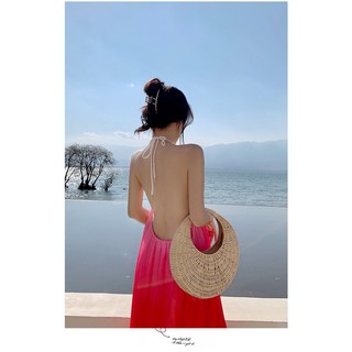 Đầm maxi loang màu cực xinh