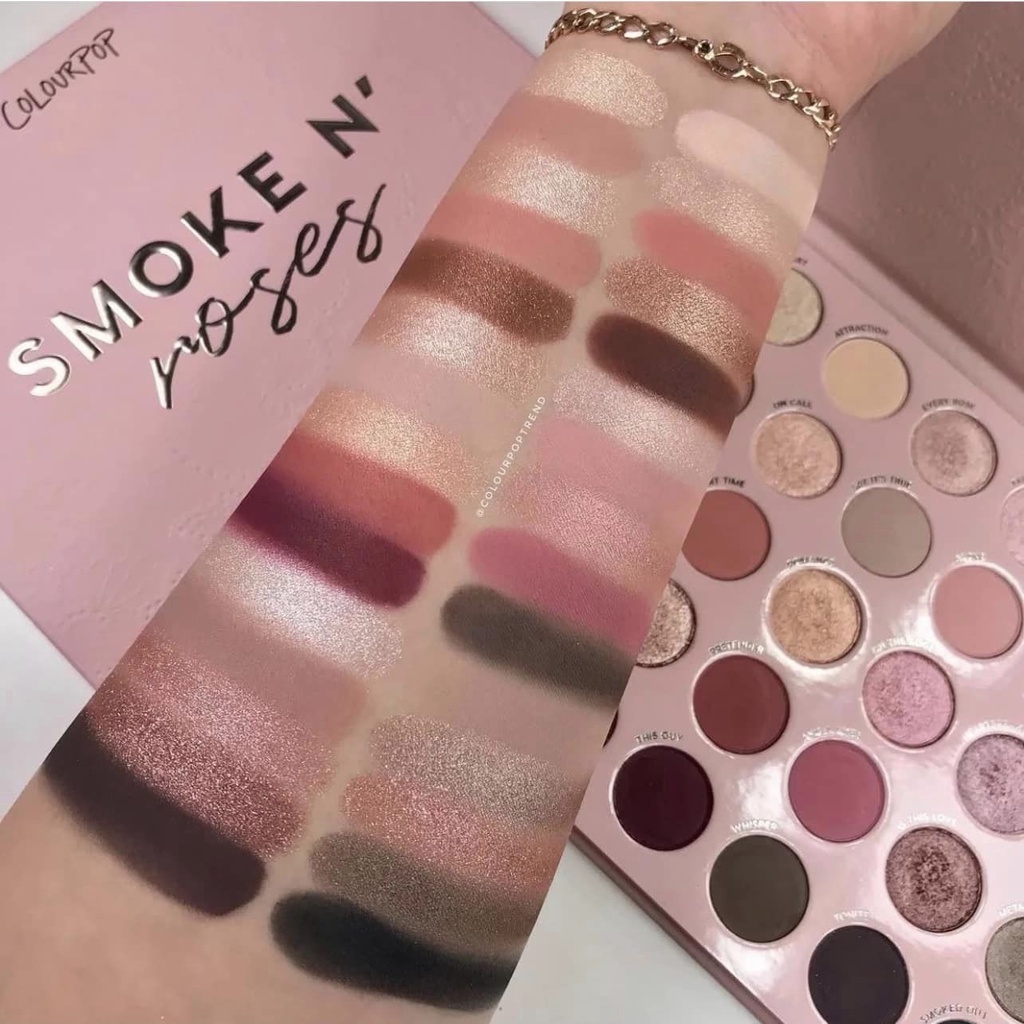 Bảng Phấn Mắt Colourpop Smoke N' Roses 30 ô