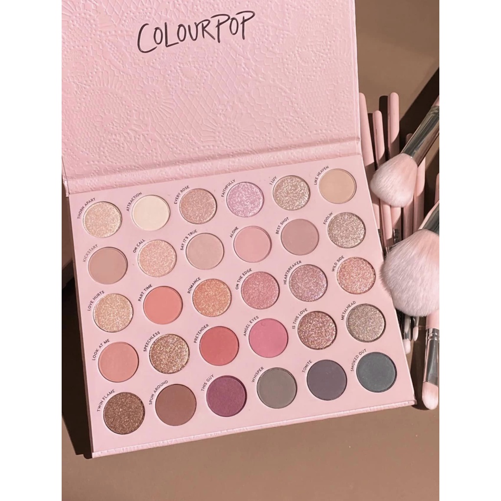 Bảng Phấn Mắt Colourpop Smoke N' Roses 30 ô