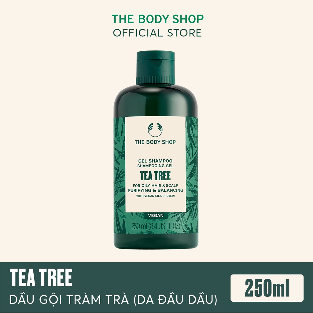 Dầu Gội Tràm Trà The Body Shop Tea Tree Purifying and Balancing Shampoo 250ml