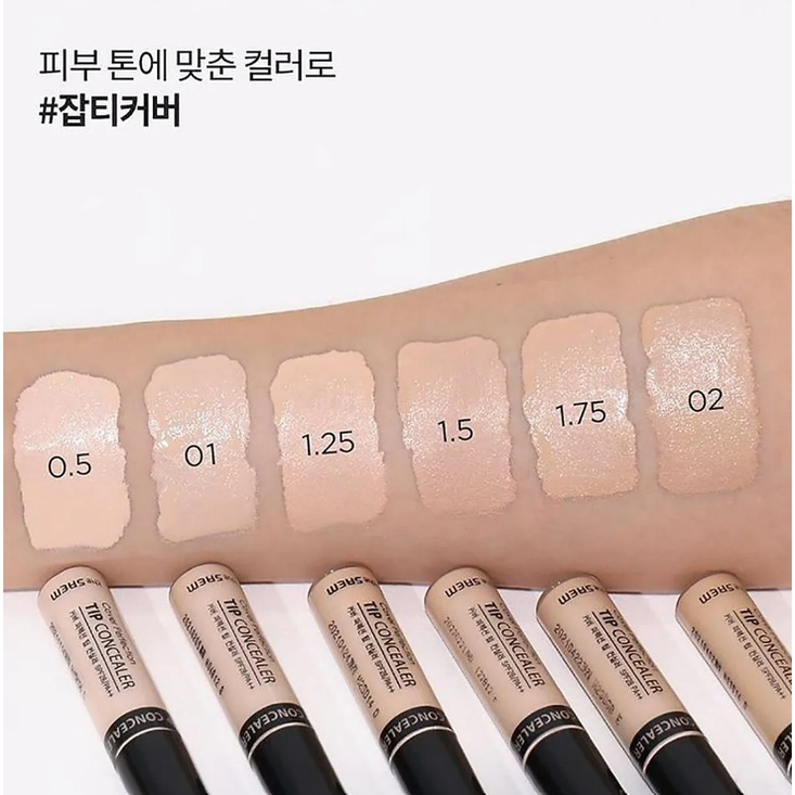 Che Khuyết Điểm THESAEM Cover Perfection Tip Concealer SPF28/PA++ 6.5ml