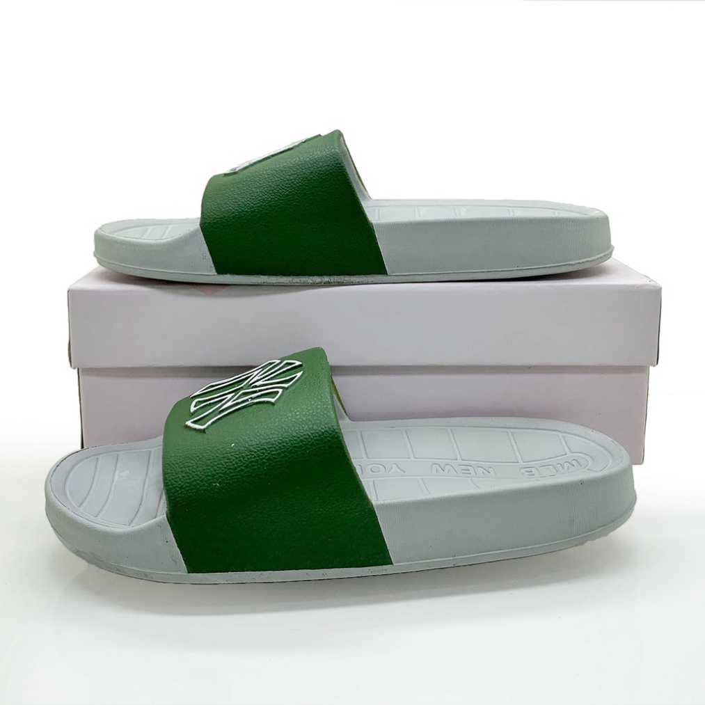 Dép nam MLB_ đúc xanh quai ngang êm chân chống trơn trượt mẫu hot trend 2023