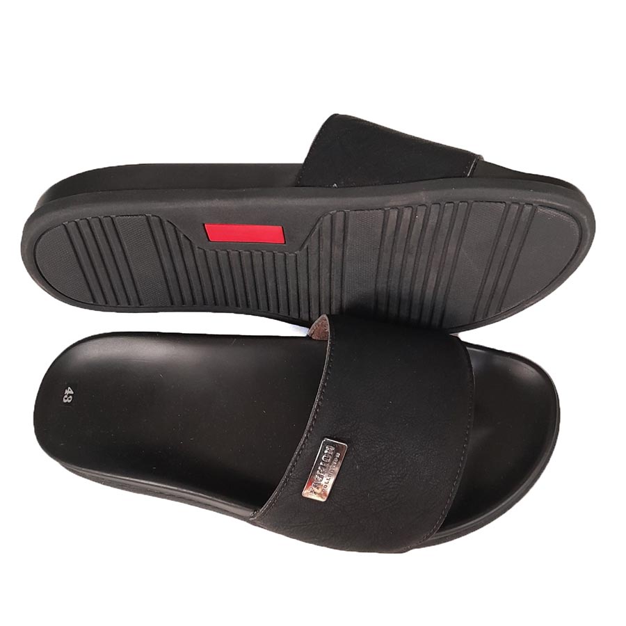 Dép Da Nam LV, Dép Nam Da Bò Thật Cao Cấp HKT Shop DNA702