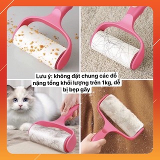 Cây lăn bụi quần áo làm đa năng mini cầm tay sạch quần áo, chăn màn, ga giường, sofa, cây lăn