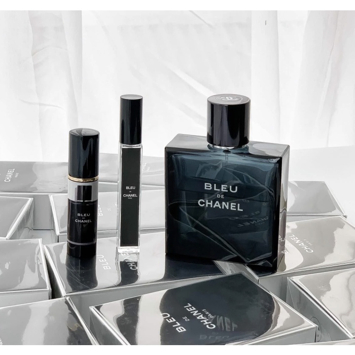 Nước hoa Nam Bleu De Chanell EDP dạng chiết 10ml - Dầu thơm hương thơm mạnh mẽ, nam tính, sang trọng | BigBuy360 - bigbuy360.vn