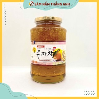 Hũ mứt chanh đào mật ong hàn quốc