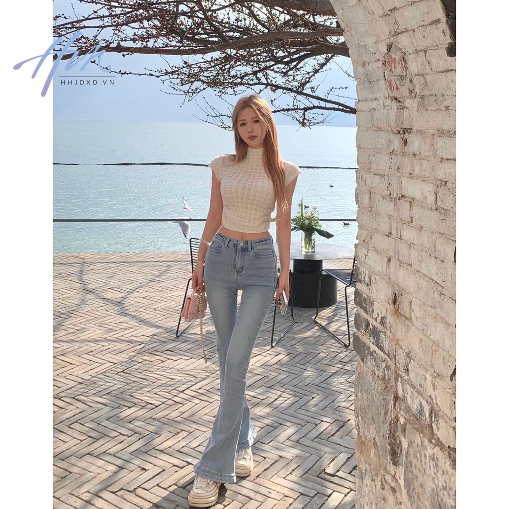 Áo Sweater Cổ Lọ Tay Ngắn Thời Trang Xuân Hè Xinh Xắn Cho Nữ