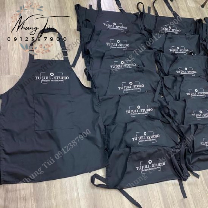 Tạp dề makeup chuyên nghiệp ,tạp dề nails , tạp dề phun xăm thẩm mỹ