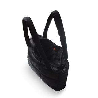 Túi xách tote chần bông Melodi, NOIR PUFFER TOTE BAG 2025 - D01