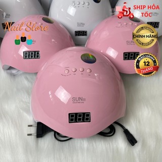 [TEM XANH CHÍNH HÃNG] Máy Hơ Gel Sun 5 UV/LED 48W Màu Hồng - Máy Hơ Móng BẢO HÀNH 6 THÁNG