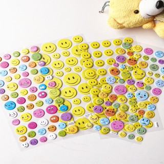 Set 6 Hình dán sticker 3D mặt cười dành cho học sinh
