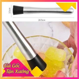 Chày bar dầm inox pha chế dầm hoa quả cocktail 20,5cm,