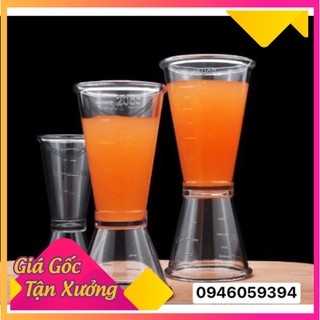 Ly đong định lượng - cốc đong nhựa jigger 2 đầu