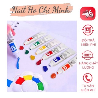 Set 12 Bột Vẽ 3D Cọ Bản MAGI-WAP