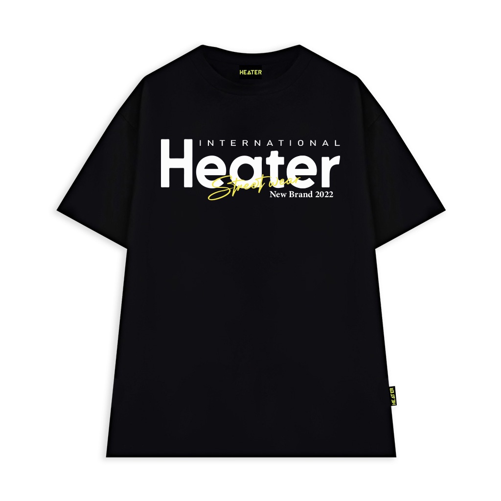 Áo Thun Nam Nữ In Hình Basic Form Rộng Cotton Oversize Tee Local Brand  HEATER Chính Hãng  - KDT113