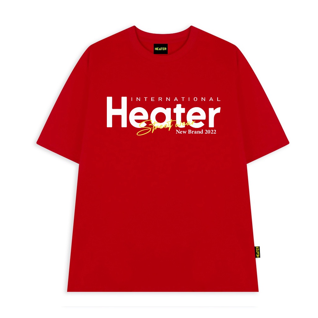 Áo Thun Nam Nữ In Hình Basic Form Rộng Cotton Oversize Tee Local Brand  HEATER Chính Hãng  - KDT113