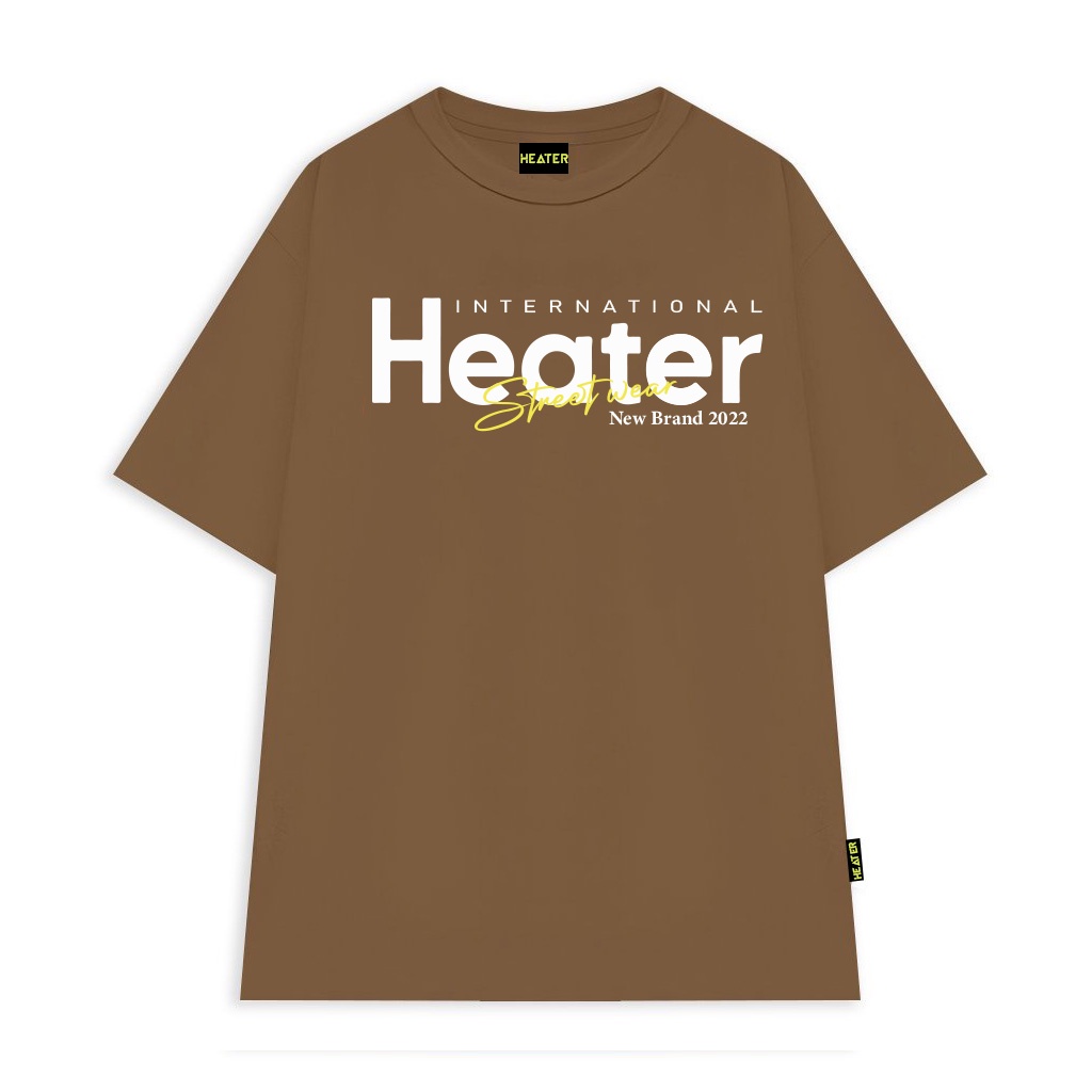 Áo Thun Nam Nữ In Hình Basic Form Rộng Cotton Oversize Tee Local Brand  HEATER Chính Hãng  - KDT113