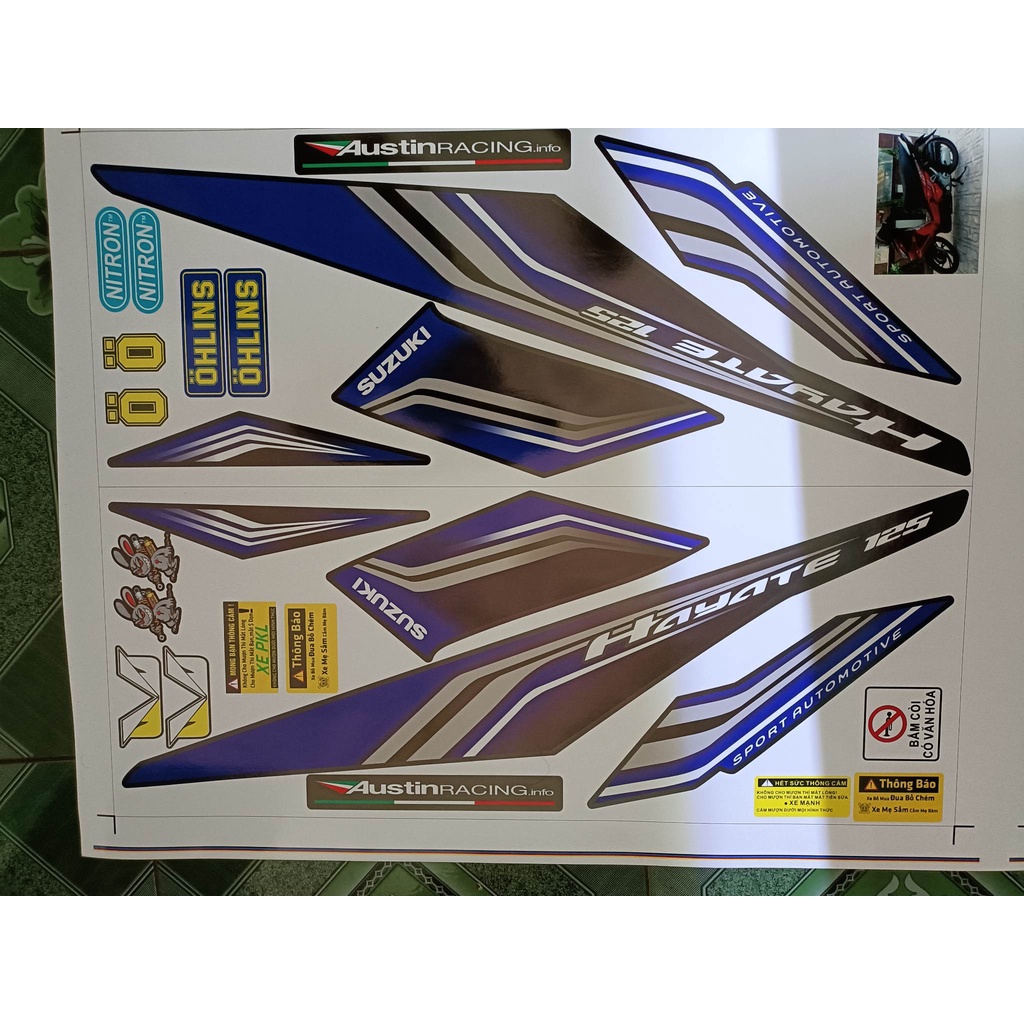 Tem rời hayate 125 208