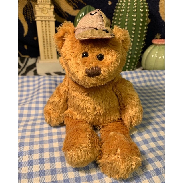 gấu bông teddy bear vintage đội nón - thú nhồi bông si đồ chơi dễ thương phong cách Âu mỹ